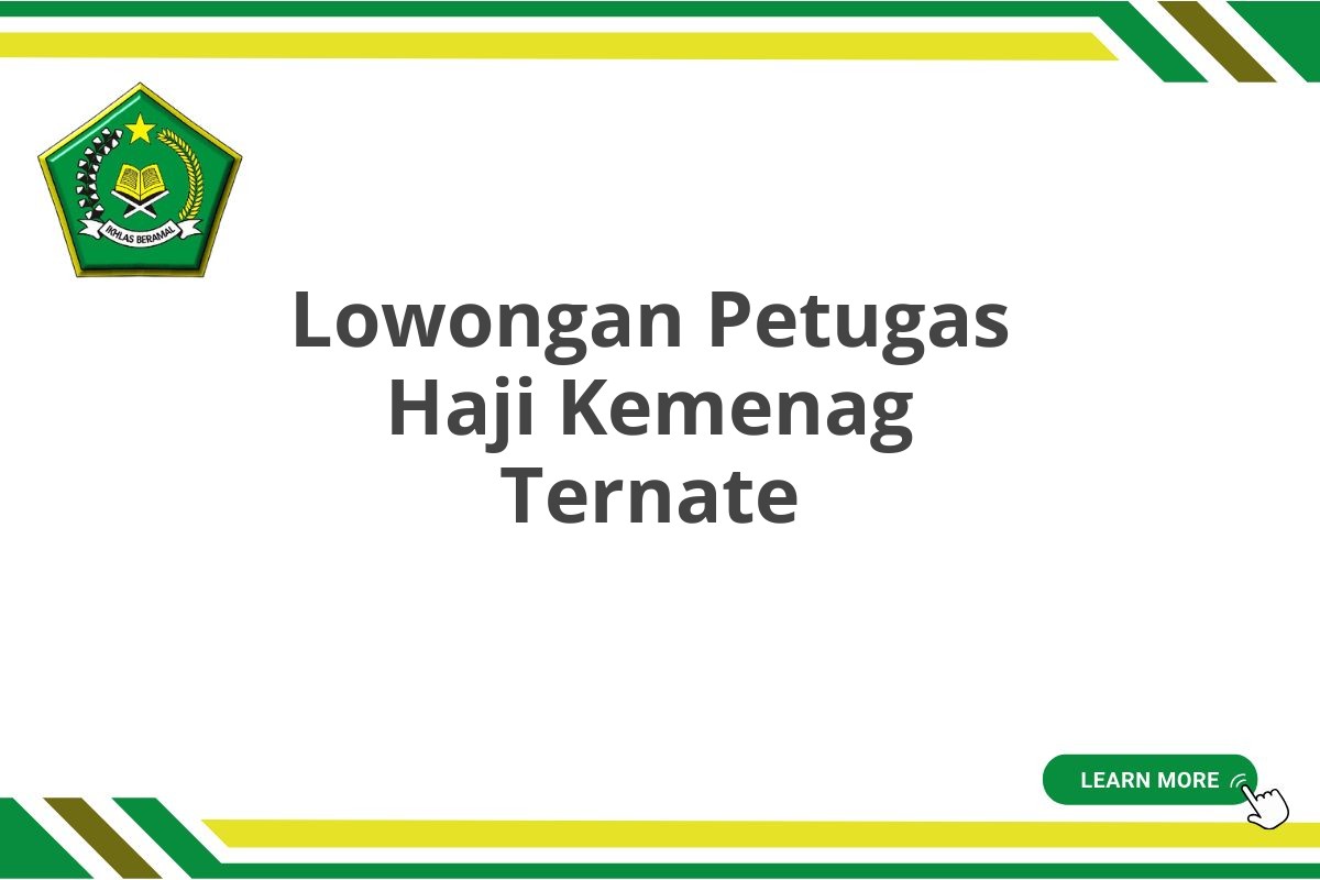 Lowongan Petugas Haji Kemenag Ternate