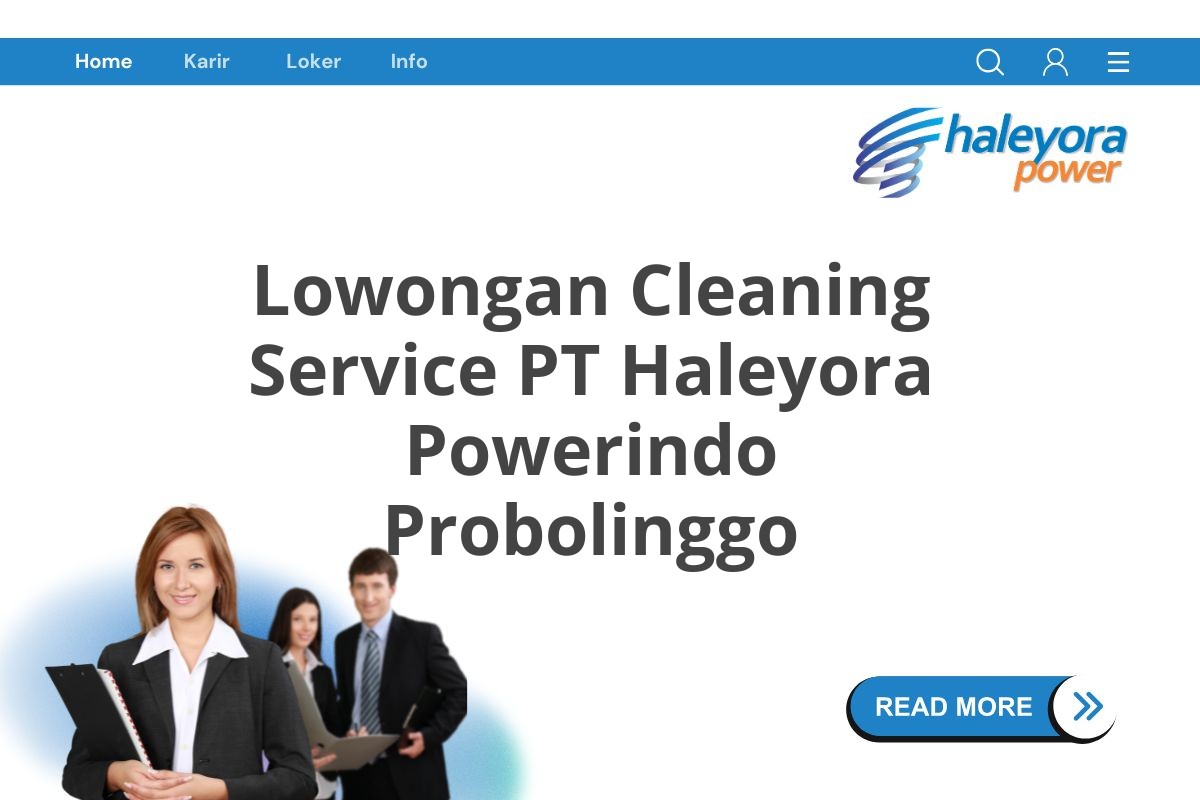 Lowongan Cleaning Service PT Haleyora Powerindo Probolinggo