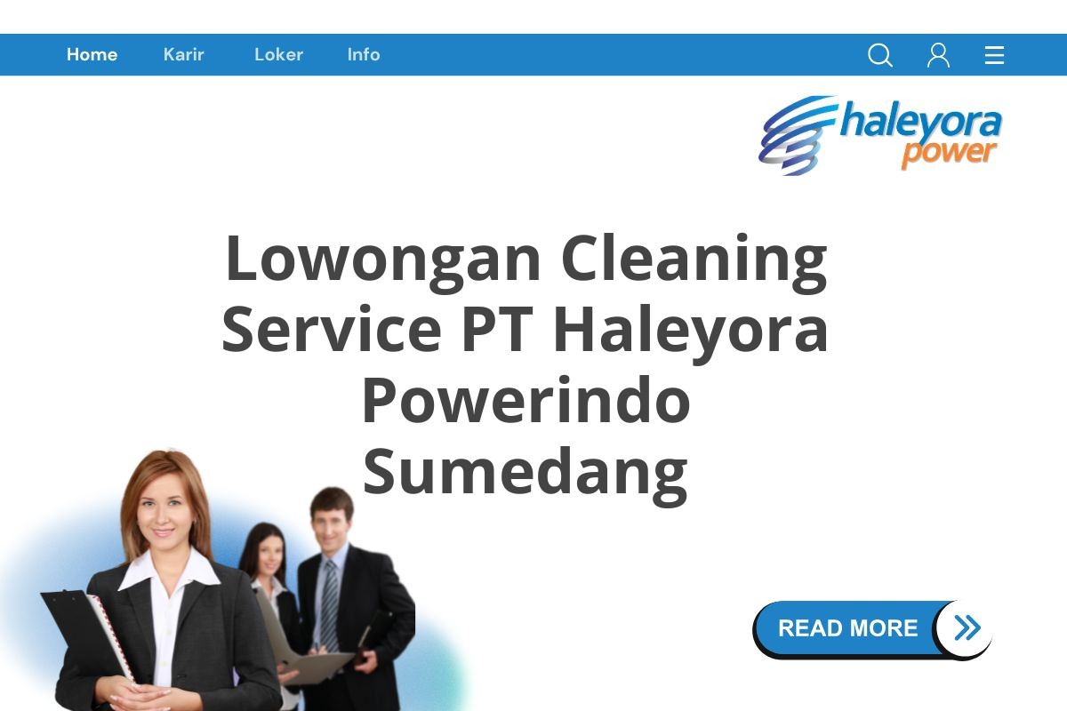 Lowongan Cleaning Service PT Haleyora Powerindo Sumedang