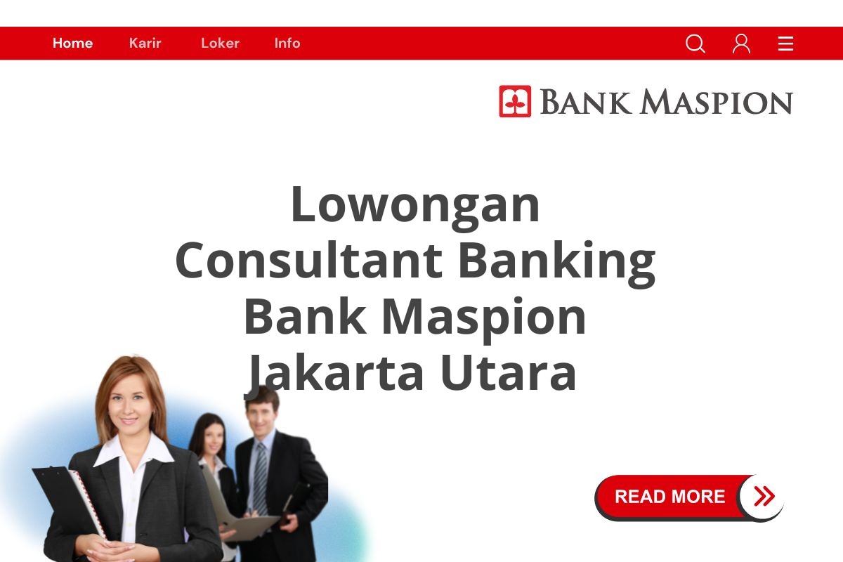Lowongan Consultant Banking Bank Maspion Jakarta Utara