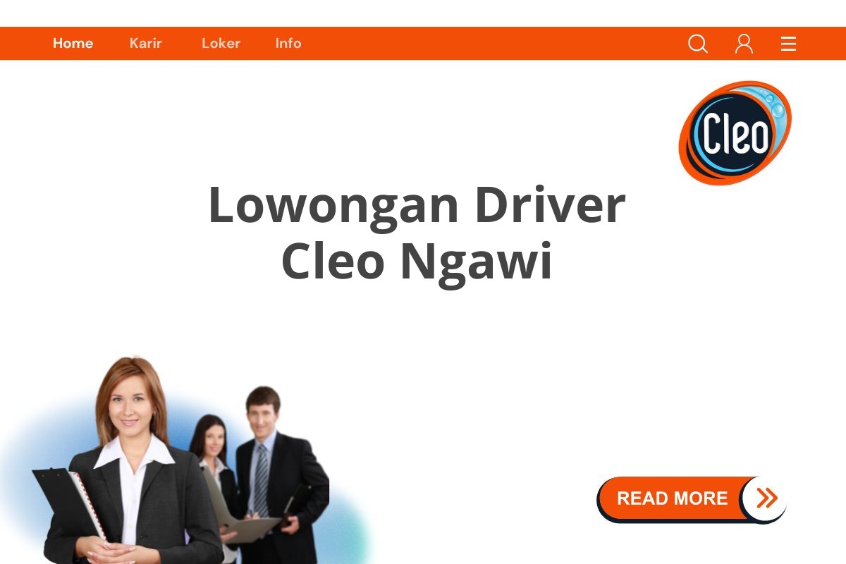 Lowongan Driver Cleo Ngawi