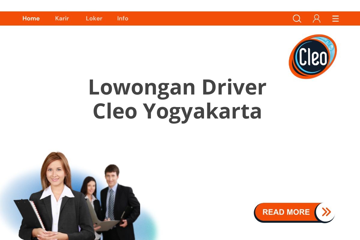 Lowongan Driver Cleo Yogyakarta