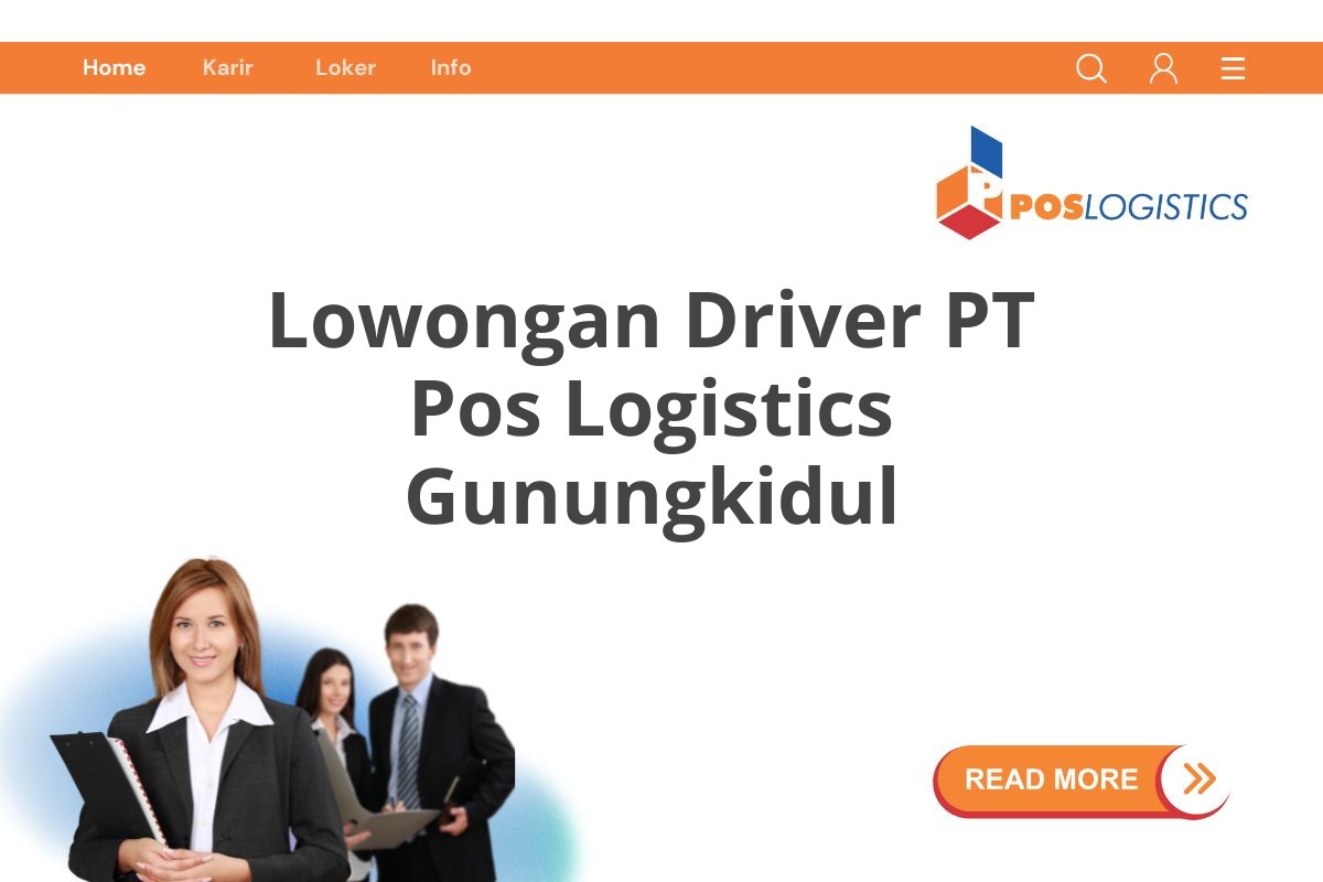 Lowongan Driver PT Pos Logistics Gunungkidul