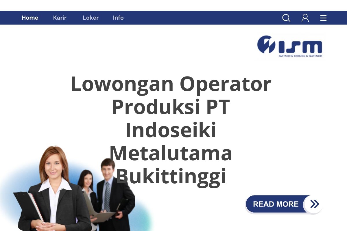 Lowongan Operator Produksi PT Indoseiki Metalutama Bukittinggi
