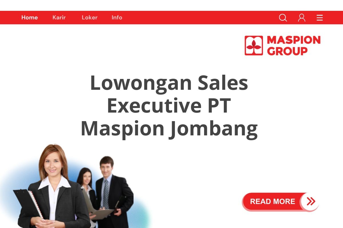 Lowongan Sales Executive PT Maspion Jombang