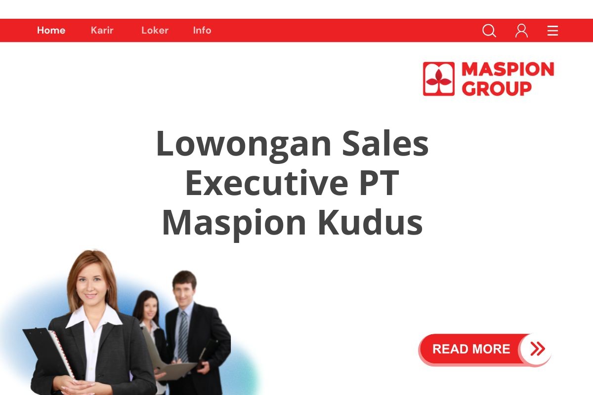 Lowongan Sales Executive PT Maspion Kudus