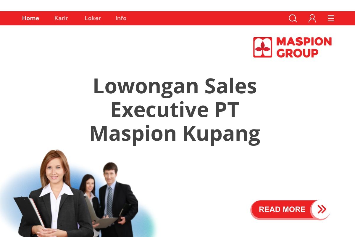 Lowongan Sales Executive PT Maspion Kupang