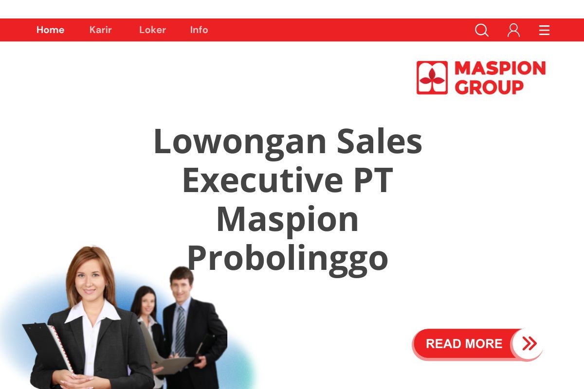Lowongan Sales Executive PT Maspion Probolinggo