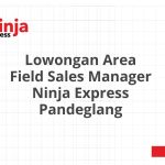 Lowongan Area Field Sales Manager Ninja Express Pandeglang Tahun Ini [Update]