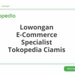 Lowongan E-Commerce Specialist Tokopedia Ciamis Tahun 2026