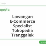Lowongan E-Commerce Specialist Tokopedia Trenggalek Tahun 2026 [Update]
