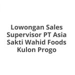 Lowongan Sales Supervisor PT Asia Sakti Wahid Foods Kulon Progo Terbaru 2026