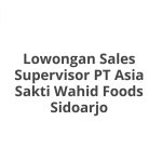 Lowongan Sales Supervisor PT Asia Sakti Wahid Foods Sidoarjo Terbaru 2026