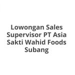 Lowongan Sales Supervisor PT Asia Sakti Wahid Foods Subang Terbaru [Cepat]