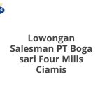 Lowongan Salesman PT Boga sari Four Mills Ciamis Tahun 2026