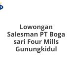 Lowongan Salesman PT Boga sari Four Mills Gunungkidul Terbaru 2026