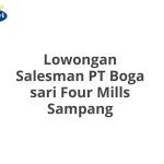 Lowongan Salesman PT Boga sari Four Mills Sampang Tahun 2026