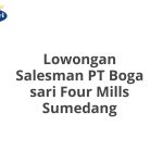 Lowongan Salesman PT Boga sari Four Mills Sumedang Terbaru 2026