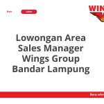 Lowongan Area Sales Manager Wings Group Bandar Lampung Tahun 2026 [Update]