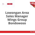 Lowongan Area Sales Manager Wings Group Bondowoso Tahun 2026