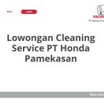 Lowongan Cleaning Service PT Honda Pamekasan Tahun 2026 [Apply]