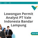 Lowongan Permit Analyst PT Vale Indonesia Bandar Lampung Terbaru [Cepat]