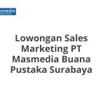 Lowongan Sales Marketing PT Masmedia Buana Pustaka Surabaya Tahun 2026