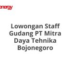 Lowongan Staff Gudang PT Mitra Daya Tehnika Bojonegoro Tahun 2026 [Update]