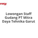 Lowongan Staff Gudang PT Mitra Daya Tehnika Garut Terbaru 2026