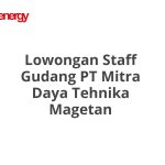 Lowongan Staff Gudang PT Mitra Daya Tehnika Magetan Tahun 2026 [Apply]