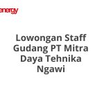 Lowongan Staff Gudang PT Mitra Daya Tehnika Ngawi Tahun 2026 [Cepat]