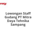 Lowongan Staff Gudang PT Mitra Daya Tehnika Sampang Tahun 2026