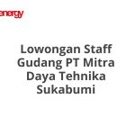 Lowongan Staff Gudang PT Mitra Daya Tehnika Sukabumi Terbaru [Cepat]