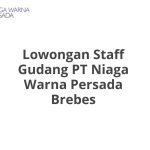 Lowongan Staff Gudang PT Niaga Warna Persada Brebes Tahun 2026 [Resmi]