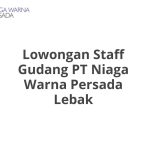 Lowongan Staff Gudang PT Niaga Warna Persada Lebak Tahun 2026 [Apply]