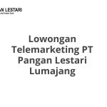 Lowongan Telemarketing PT Pangan Lestari Lumajang Tahun Ini [Update]